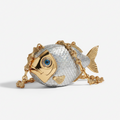 Moschino Fish schoudertas met ketting