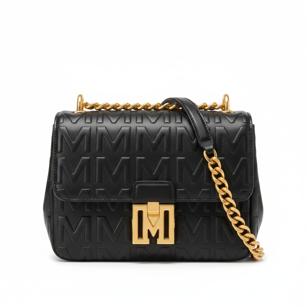 Moschino Logo Embossed Schoudertas