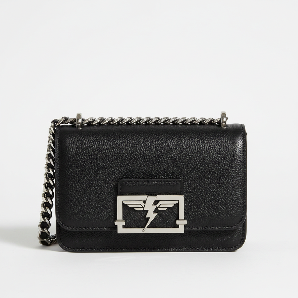 Zadig & Voltaire Rock Logo Plaque Schoudertas
